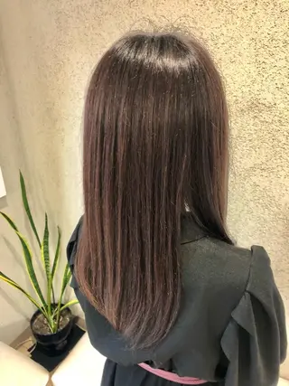 ロング カラー 阿部 美咲のヘアスタイル