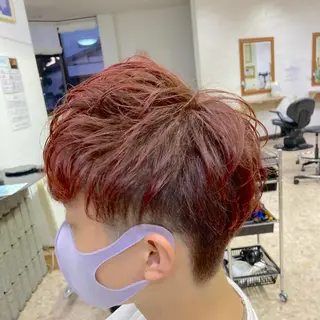 ショート カラー パーマ メンズ メンズ特化/垣見 隼人のヘアスタイル