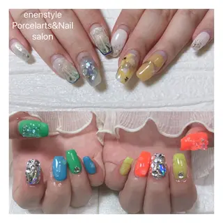 ミディアム ネイル 👑enen style👑のネイルデザイン