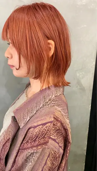 ミディアム kvell by urban.所属・ショート・ボブ ・ウルフ✂︎IMAIのヘアスタイル