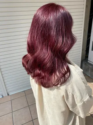 セミロング カラー 💗💗韓国レイヤー yu-ki💗💗のヘアスタイル