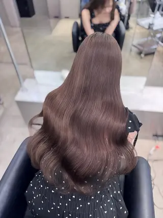 ロング カラー 紬/enne/ブリー チ/ハイトーンのヘアスタイル