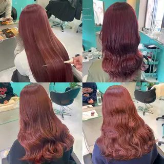 カラー mana/ブリーチ/ ヘアセット/メンズのヘアスタイル