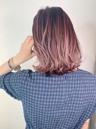 ショート カラー ＿WHITE鳳店 アンダーバーホワイトのヘアスタイル