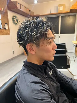 パーマ メンズ ✂︎cadre✂︎ 🪶かまだれいし🪶のヘアスタイル