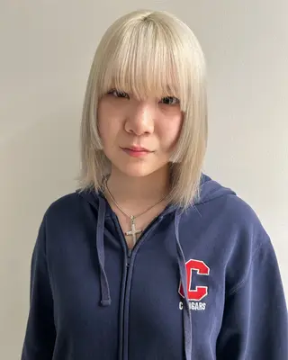 ロング カラー ケアパーマ/ケアブリ ーチdaisukeのヘアスタイル