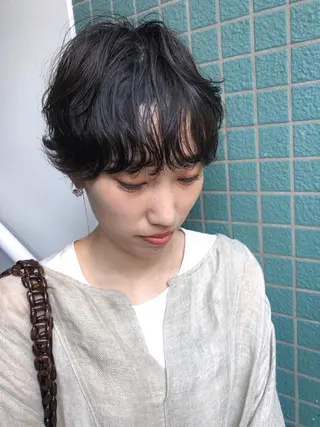 ショート nessヤマサキ リュウタのヘアスタイル