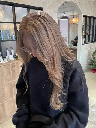 ロング 髪質改善カラー🫧 横浜/liberteのヘアスタイル