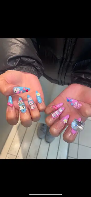 ネイル GO TODAY シェアサロン 渋谷Amiu店所属・渋谷ネイル🎀 y2k/海外ネイルのネイルデザイン