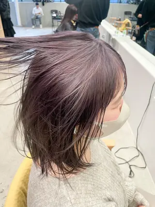 ショート カラー ヘアアレンジ ミニボブ/ブリーチ 🌈MISATOのヘアスタイル