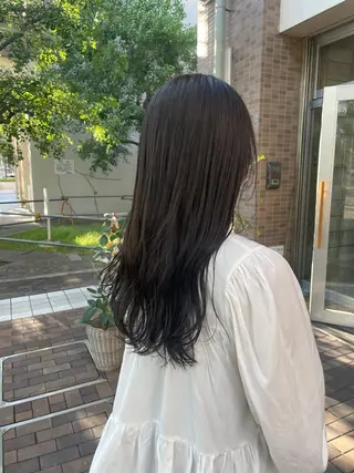 ロング カラー Cafune juntos YOLO所属・大阪美容師/ スパニスト/東本真菜のヘアスタイル