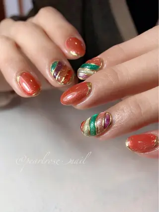 ネイル Beauty salon Ryu・ange所属・PEARL ROSE パールローズのネイルデザイン