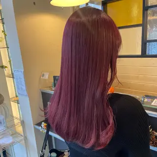 ロング カラー スナコザワ レナのヘアスタイル