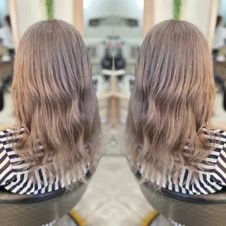 セミロング KR2S  古市店所属・KR2S× 亜以加のヘアスタイル