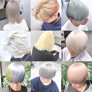 ショート カラー メンズ ハイトーン特化🌟 カワシマシュンスケのヘアスタイル