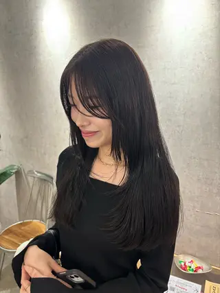 ロング 石原 望来のヘアスタイル