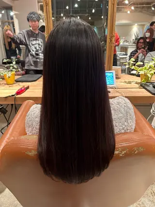 ロング ヘアアレンジ 韓国風カット/ 髪質改善 黒崎のヘアスタイル