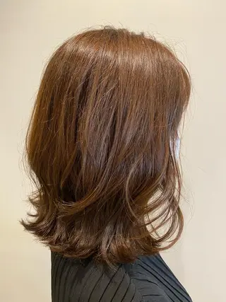 ミディアム カラー 艶髪🌿美髪 大塚礼乃【西荻窪】のヘアスタイル