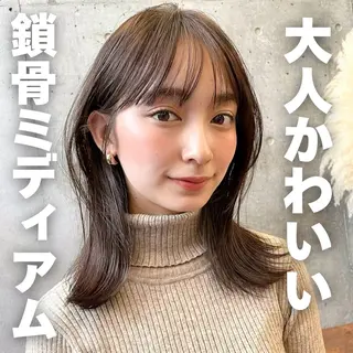 ミディアム カラー TOI所属・内野   龍海 / レイヤーカットのヘアスタイル