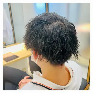 ショート パーマ メンズ まちだ ひとみのヘアスタイル