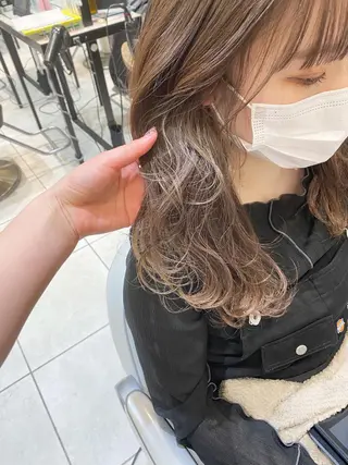 ミディアム 似合わせ艶髪カラー ❤️ハダユミのヘアスタイル