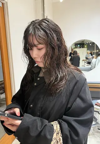 ロング パーマ パーマ/ボブ /レイヤー チヒロのヘアスタイル