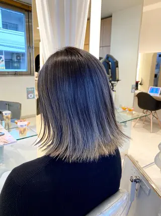 ミディアム 奥井 将希のヘアスタイル