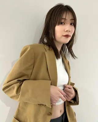 ミディアム カラー LEANE THE TOKYO所属・大人レイヤー 🍃外苑前/荒谷進介のヘアスタイル