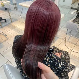 ミディアム カラー ブリーチ/ヘアセット 【𝙍𝙞𝙣𝙤】のヘアスタイル