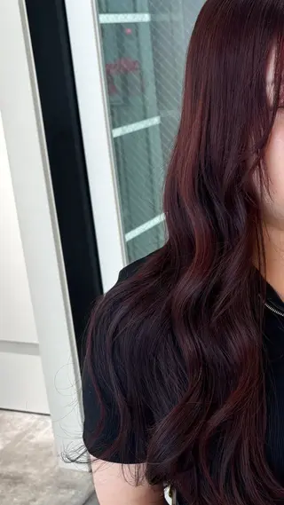 ロング カラー ParveMix 岡本えりかのヘアスタイル