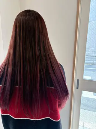 カラー 奥村 奈々加のヘアスタイル