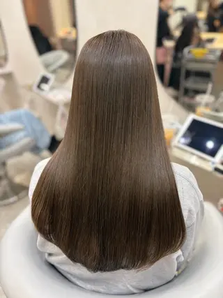 ロング カラー 新宿/韓国ヘア 中明度カラー/かやのヘアスタイル