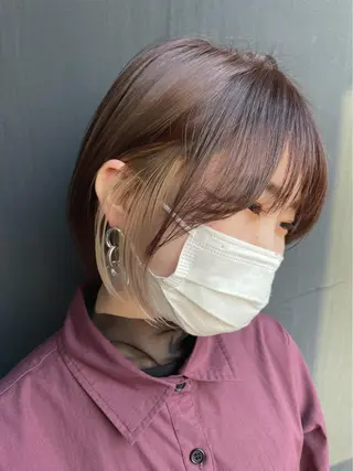 カラー LABO Tokyo所属・美髪改善ストレート/ 植村友哉のヘアスタイル