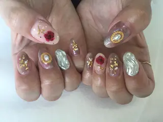 ネイル 💎🐰 saki. m 🐰💎のネイルデザイン