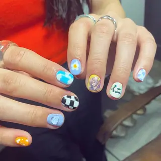 ネイル To Me Nail所属・🩵 mei🩵のネイルデザイン