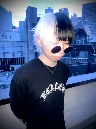 ショート habitt所属・Fu jiのヘアスタイル