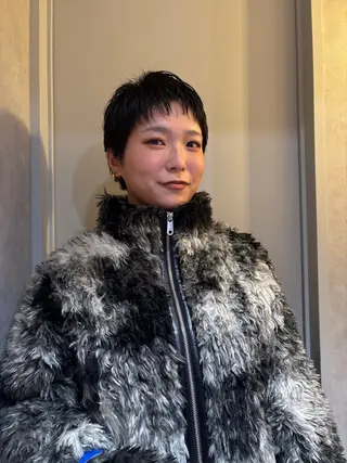 ショート 外国人風パーマ/藤沢 湘南/HYOのヘアスタイル