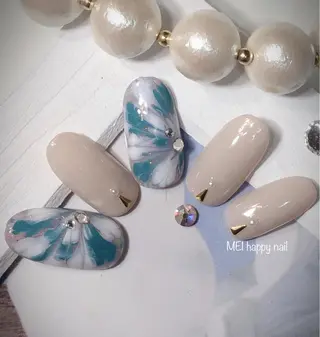 ネイル 北浦和 自爪育成ケアのネイルデザイン