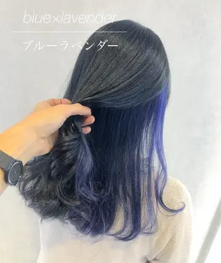 ミディアム カラー シールエクステ/渋谷 ／ギャル/LIALAのヘアスタイル