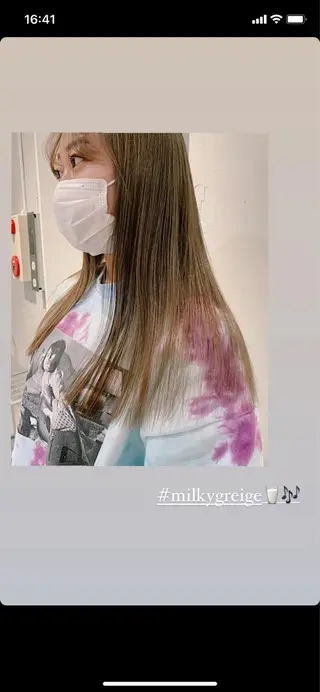 ロング カラー AO所属・RISAKO 艶髪モテヘア🎀府中のヘアスタイル