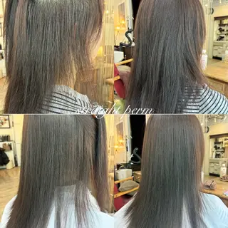 セミロング ❤︎大人シック ベージュrihoのヘアスタイル