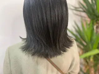 ミディアム カラー 髪質改善🌟透明感 🌟三塚有紀子のヘアスタイル