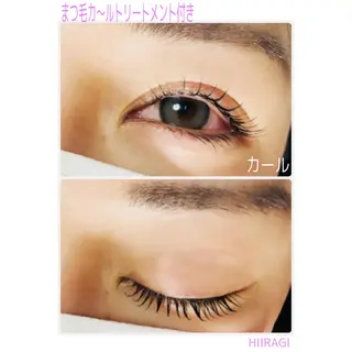 マツエク・マツパ 美容室 HIIRAGIのマツエク・マツパデザイン