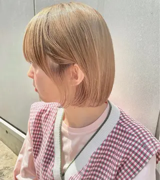 ミディアム カラー 横浜似合わせ美容師 スタイリスト✂️ゆりのヘアスタイル