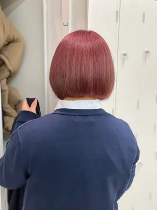 ショート カラー ショーヤ/ブリーチ /バレイヤージュのヘアスタイル