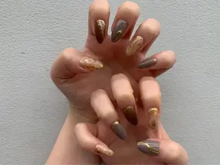 ネイル 束感まつ毛/ネイル/ LED♥KIRARAのマツエク・マツパデザイン