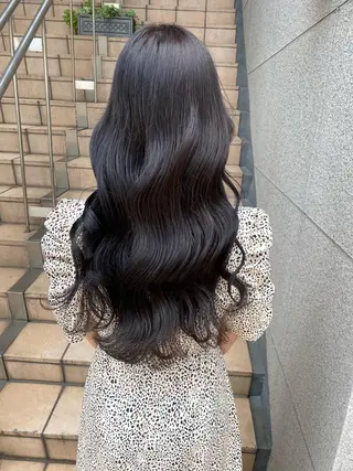 ロング ヘアアレンジ 💗💗韓国レイヤー yu-ki💗💗のヘアスタイル