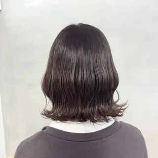 ミディアム カラー ✨️赤み消しカラー/ ミルクティーベージュのヘアスタイル