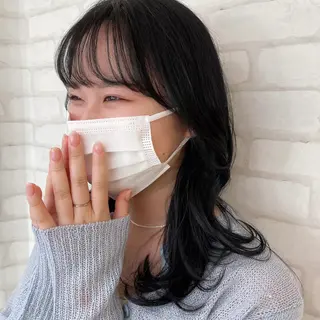 セミロング カラー abilita AZUSAのヘアスタイル