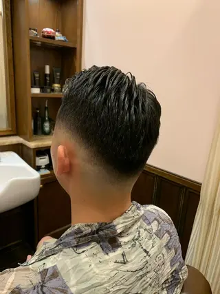 ショート メンズ ヒロ銀座 バーバーショップ神楽坂所属・ひらお あおとのヘアスタイル